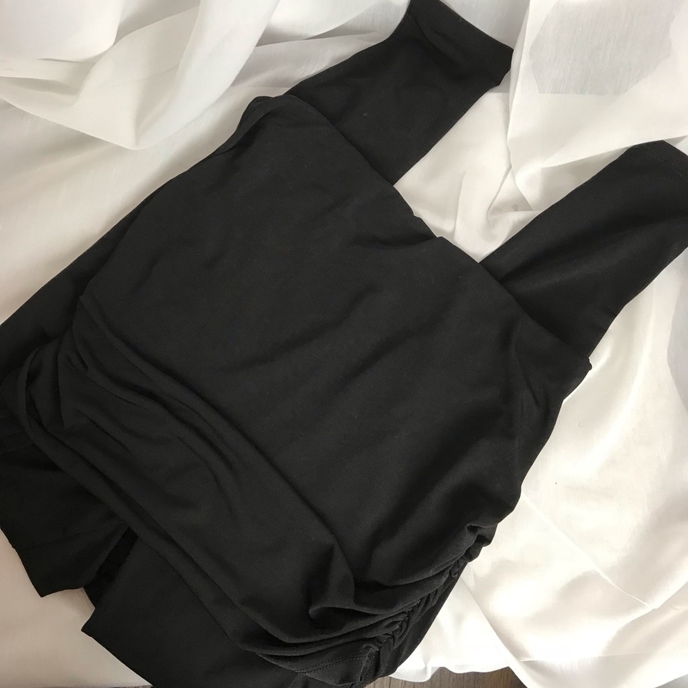 NWT Zara Black Skirted Leggings